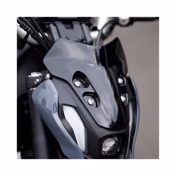 MT07 Motorcycle Windshield Screen Visor Windscreen Double Bubble Wind - Clear