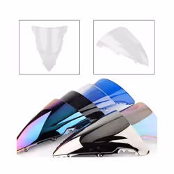 For Yamaha YZF-R6 YZF R6 YZFR6 2003 2004 2005 Motorcycle Double Bubble - Clear
