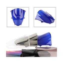 Windshield For Suzuki GSXR1000 GSX-R GSXR 1000 K17 2017-2021 Double Bubble - Blue