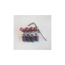 New For DUCATI Monster 696 796 1100 1100S Monster 1100 EVO Motorcycle - Red Screws