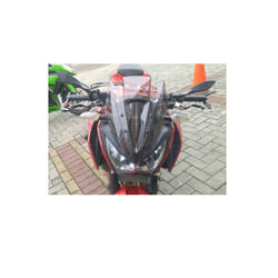 Motorcycle Double Bubble Windshield WindScreen Screen For 2013 2014 2015 - Smoke