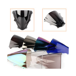 Motorcycle Double Bubble Windshield For Suzuki GSX-R GSXR 600 750 GSXR600 - black