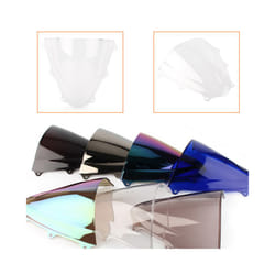 Motorcycle Double Bubble Windshield For Suzuki GSX-R GSXR 600 750 GSXR600 - Clear