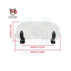 Motorcycle Windshield Extension Spoiler Windscreen Air Deflector For Kawasaki - Big 1