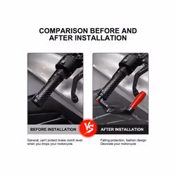 Motorcycle Handguard Guard Windshield Deflector Handlebar Grip Protector - Blue