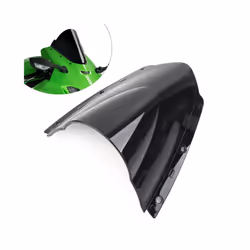 Motorcycle Windscreen Windshield Wind Screen Shield Protector For KAWASAKI - black