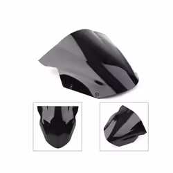 Motorcycle Windshield For Kawasaki ER6R ER6F ER-6 ER6 R F 2009 2010 2011 - black