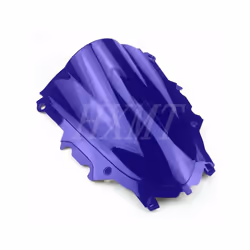 For Yamaha YZF R25 R3 2019 2020 2021 2022 2023 Black Motorcycle Windshield - blue