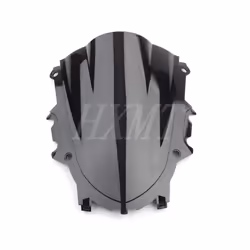 For Yamaha YZF R25 R3 2019 2020 2021 2022 2023 Black Motorcycle Windshield - White