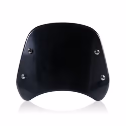 Motorcycle Headlight Windshield Fairing Windscreen Compact Sport Wind - black