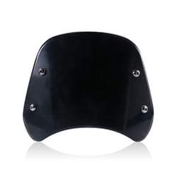 Motorcycle Headlight Windshield Fairing Windscreen Compact Sport Wind - black