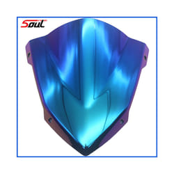 Motorcycle Sports Windshield Visor Windscreen Fits For YAMAHA MT-09 MT09 - Rainbow