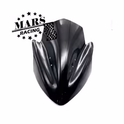 Motorcycle Accessories Windshield Windproof WindScreen Deflectors Visor - black