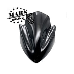 Motorcycle Accessories Windshield Windproof WindScreen Deflectors Visor - black