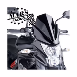 Motorcycle Accessories Windshield Windproof WindScreen Deflectors Visor - black