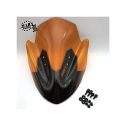 Motorcycle Accessories Windshield Windproof WindScreen Deflectors Visor - Orange