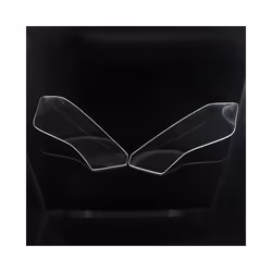Motorcycle Headlight Guard Head Light Shield Screen Lens Cover Protector - Clear