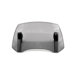 For BMW KAWASAKI YAMAHA HONDA SUZUKI Universal Motorcycle Windshield Extension - Grey