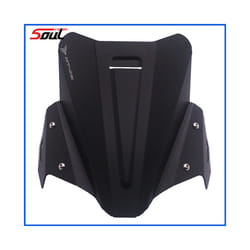 Motorcycle Black Windshield Visor Sport Windscreen Fits For YAMAHA MT-09 - black