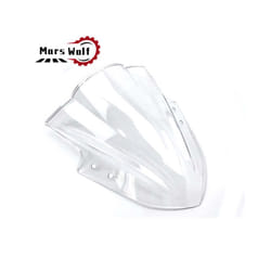 Windshield WindScreen Double Bubble Motorcycle Wind Screen For KAWASAKI - Clear