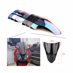 Motorcycle Windscreen Covers Screen Motorbikes Deflector Windshield For - Black