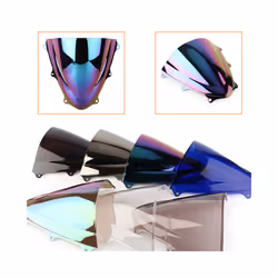 Motorcycle Double Bubble Windshield For Suzuki GSX-R GSXR 600 750 GSXR600 - Iridium