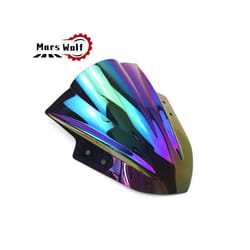Windshield WindScreen Double Bubble Motorcycle Wind Screen For KAWASAKI - Lavender