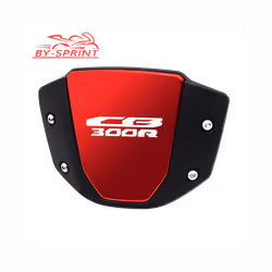 Motorcycle CNC Wind Deflector Front Screen Windscreen Accessories For - CB300R Red