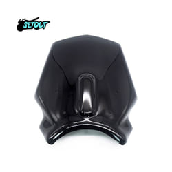 Motorcycle cafe motor wind deflector windshield deflector For HONDA CB125R - black