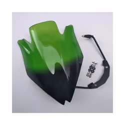 Smoke Black Motorbike Windshield Fit For Kawasaki Z750 Z750R Z750 2007 - Green