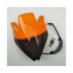 Smoke Black Motorbike Windshield Fit For Kawasaki Z750 Z750R Z750 2007 - Orange