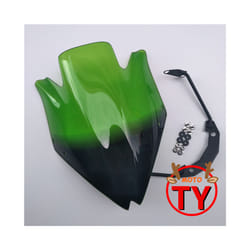 Motorbike Windshield Windscreen w/Bracket High Quality Smoke Clear For - Green