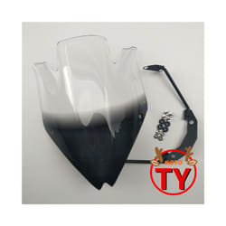 Motorbike Windshield Windscreen w/Bracket High Quality Smoke Clear For - Clear