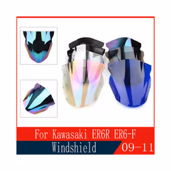 Motorcycle Windshield For Kawasaki ER6R ER6F ER-6 ER6 R F 2009 2010 2011 - Iridium
