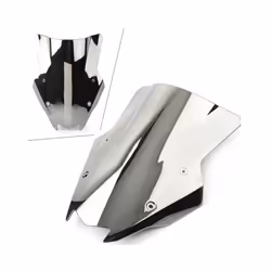 Windshield For Kawasaki Z1000SX Z 1000 SX Ninja 1000SX 2020- Double Bubble - Silver