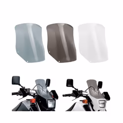Motorcycle Windscreen Windshield For Suzuki DR650 DRZ400S Honda XR650LCRF250L - Gray