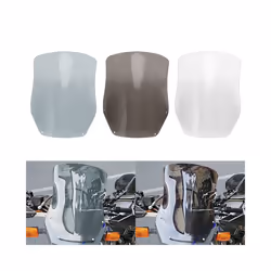 For Suzuki DR650 DRZ400S DRZ400SM Motorcycle Windscreens Deflectors Windshield - Smoke