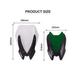 z900 screen Motorcycle Accessories Sports Windscreen Windshield Viser - A-Gray