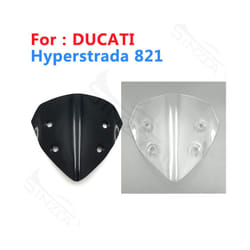 Ducati Hyperstrada 821 839 For Motorcycle Windshield Touring WindScreen - 220MM Gray