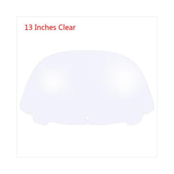 Motorcycle Wave Windshield Windscreen Fairing Wind Deflector For Harley - 13In Clear