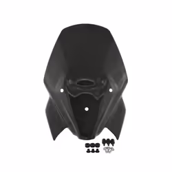 Motorcycle Parts Front Windscreen Windshield Fly Screen Shield Wind Deflector - Dark Smoke