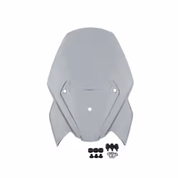 Motorcycle Parts Front Windscreen Windshield Fly Screen Shield Wind Deflector - Smoke Grey