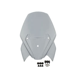 Motorcycle Parts Front Windscreen Windshield Fly Screen Shield Wind Deflector - Smoke Grey