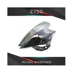 High Quality Smoke Clear Motorbike Windshield For  Z750 Z750R 2007 2008 - black