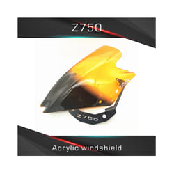 High Quality Smoke Clear Motorbike Windshield For  Z750 Z750R 2007 2008 - Orange