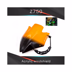 High Quality Smoke Clear Motorbike Windshield For  Z750 Z750R 2007 2008 - Orange