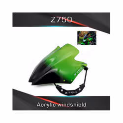 High Quality Smoke Clear Motorbike Windshield For  Z750 Z750R 2007 2008 - Orange