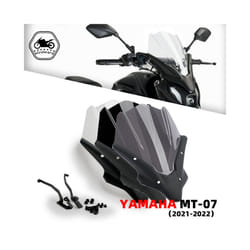Motorcycle Accessories Touring Windshield Visor Black Windscreen For YAMAHA - Transparent