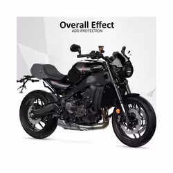 Motorcycle WindScreen Windshield Fairing Deflector Cover Wind Deflector - Transparent Blue