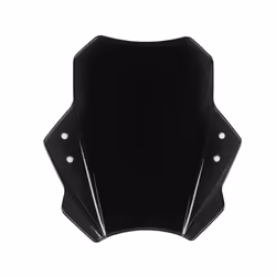 Motorcycle Windscreen Moto Accessories Windshield Deflector Covers Vespa - black
